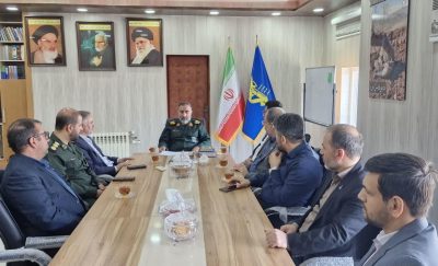 دیدار مدیر شرکت ملی پخش فرآورده‌های نفتی منطقه گلستان با فرمانده سپاه نینوای استان