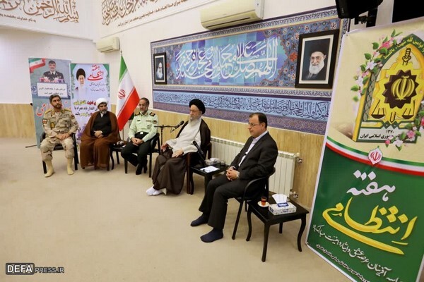 برقراری امنیت، ایجاد نظم و احقاق حق، سه وظیفه نیروی انتظامی است