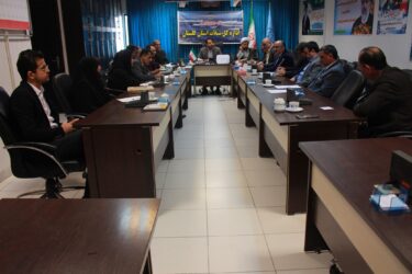 برگزاری جلسه کمیته داخلی پدافند غیرعامل در اداره کل شیلات گلستان