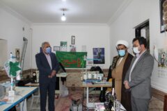 بازدید مدیرکل کمیته امداد استان گلستان از طرح کارآفرینی جهادگران طلاب خلاق انبار الوم