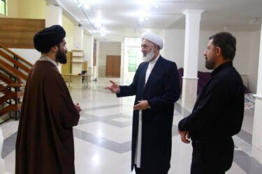 بازدید مدیر ستاد هماهنگی کانون های فرهنگی هنری مساجد گلستان از پروژه بازطراحی کتابخانه میرفندرسکی