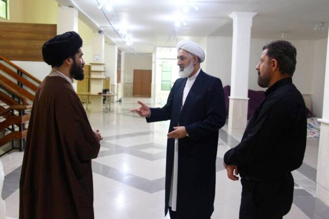 بازدید مدیر ستاد هماهنگی کانون های فرهنگی هنری مساجد گلستان از پروژه بازطراحی کتابخانه میرفندرسکی