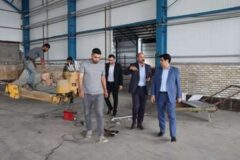 بازدید مدیر عامل شرکت شهرکهای صنعتی گلستان از طرح صنعتی کشت و صنعت (شهره) در شهرک صنعتی گرگان ۱