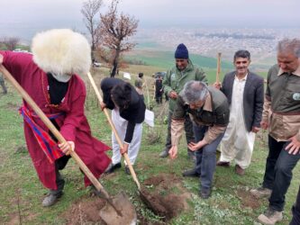 پویش مردمی ایران سرسبز در شهرستان آزادشهر برگزار شد