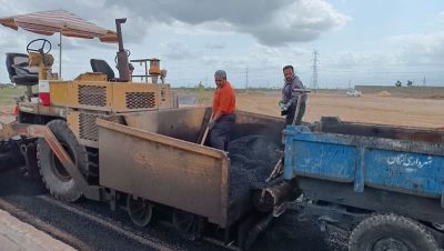 آغاز عملیات آسفالت در آرامستان جدید گرگان