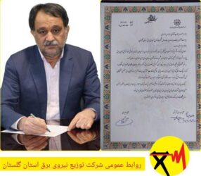 قدردانی انجمن صنفی کارفرمایی شرکت‌های توزیع نیروی برق کشور از شرکت توزیع نیروی برق استان گلستان در گذر موفق از پیک بار تابستان ۱۴۰۲
