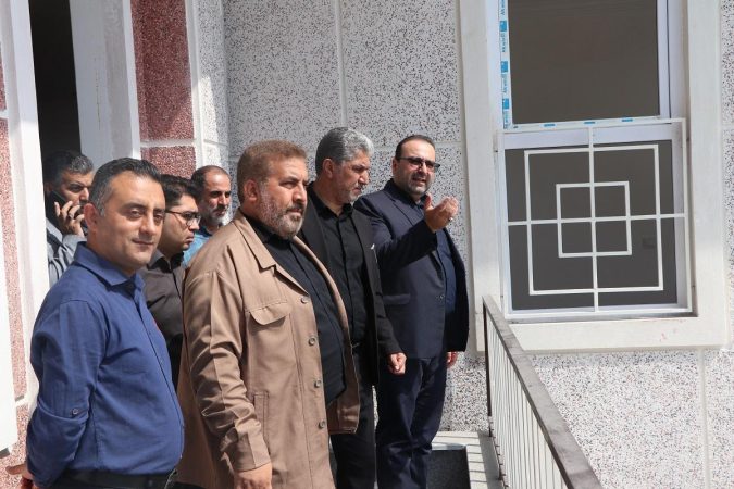 بازدید نماینده شهرستان گرگان و آق قلا در مجلس شورای اسلامی از پروژه‌های نوسازی مدارس گلستان