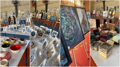 برپایی نمایشگاه دست ساخته های هنرجویان‌ هنرستان فاطمه زهرا (س) گنبدکاووس