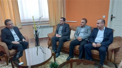 دیدار نوروزی مدیر عامل شرکت آب و فاضلاب استان گلستان با فرماندار شهرستان آق قلا