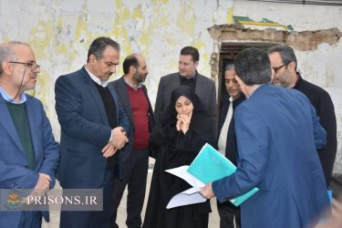 بازدید مدیرکل دفتر برنامه‌ریزی، نوسازی و تحول اداری سازمان زندان‌ها از پروژه‌های عمرانی زندان‌های گلستان