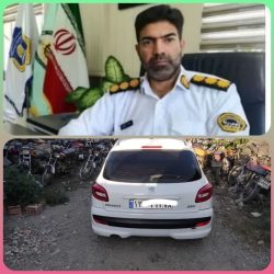 توقیف یکدستگاه سواری پژو بعلت شکایت قضایی بدپوششی در جنگل گلستان