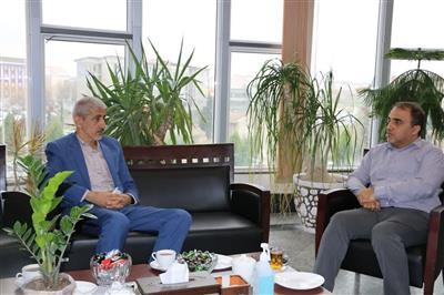 دیدار نماینده مردم شریف شهرستان های آزادشهر و رامیان در مجلس شورای اسلامی با مدیرعامل شرکت آب و فاضلاب استان گلستان