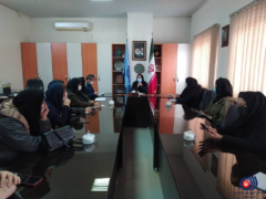 نشست کارشناسان اداره بهزیستی گرگان با رئیس مرکز آموزش فنی و حرفه ای خواهران شهرستان