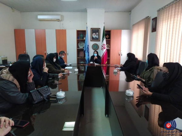 نشست کارشناسان اداره بهزیستی گرگان با رئیس مرکز آموزش فنی و حرفه ای خواهران شهرستان