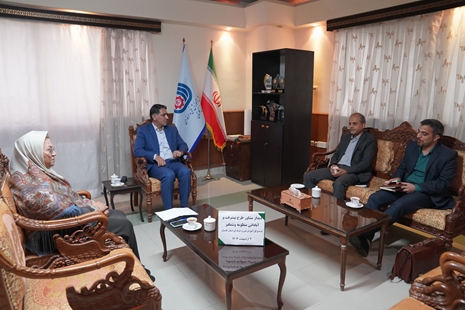 مشاورین پژوهشکده سوانح طبیعی کشور به همراه مشاور طرح پیشرفت و آبادانی منظومه روستایی وشمگیر با مدیرکل آموزش فنی و حرفه ای گلستان دیدار و گفتگو کردند