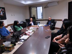 نشست صمیمانه نمایندگان دانشجویان دانشکده فناوری های نوین با مسئولین دانشکده برگزار شد