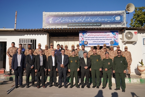 بازدید معاون آموزش سازمان آموزش فنی و حرفه‌ای کشور از قرارگاه مهارت‌آموزی سپاه نینوای گلستان