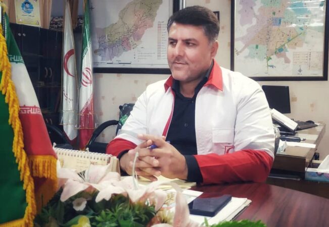 نشست سرپرست هلال احمر گلستان با کارکنان هلال احمر گنبدکاووس