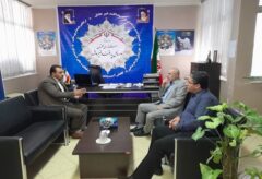 نشست صمیمی مدیر کل محترم دامپزشکی استان گلستان با مدیر کل پدافند غیر عامل