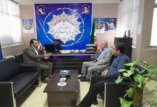 نشست صمیمی مدیر کل محترم دامپزشکی استان گلستان با مدیر کل پدافند غیر عامل