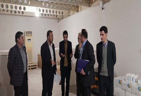 بازدید مشترک مدیر کل دامپزشکی استان گلستان و نماینده سازمان بازرسی استان از شرکت پخش استانی داروهای دامپزشکی ( آوا پایا طیور)