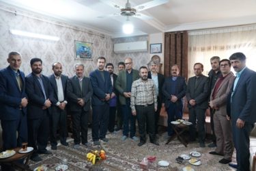 کارکنان اداره کل آموزش فنی و حرفه ای گلستان با فرزند شهید والامقام عباسعلی قریب بلوک دیدار کردند