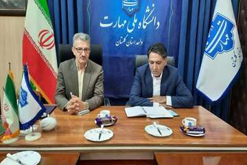 حمزه کرایلو مدیرکل آموزش فنی و حرفه ای گلستان با حسنی رئیس دانشگاه ملی مهارت استان دیدار و گفتگو کرد