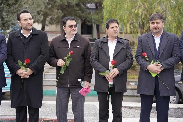 تجدید میثاق مدیران کل و کارکنان دستگاه های تابعه وزارت راه و شهرسازی در گلستان با شهدای گرانقدر استان