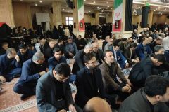حضور کارکنان امور مالیاتی گلستان در آیین عزاداری شهادت شهید جمهور