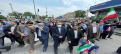 حضورکارکنان دادگستری های گلستان در راهپیمایی روز جهانی قدس