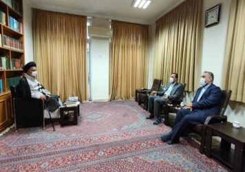 دیدار معاون حقوق بین الملل قوه قضاییه با نماینده ولی فقیه در استان