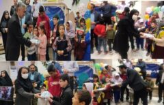اهداء لوازم التحریر توسط مخابرات منطقه گلستان به دانش آموزان کلاله