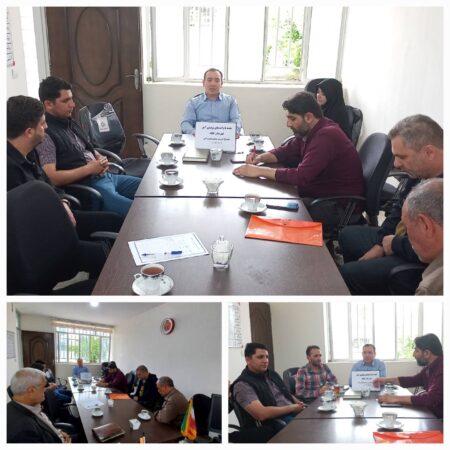 برگزاری جلسه هماهنگی با واحدهای تولیدی آجر در شهرستان کلاله