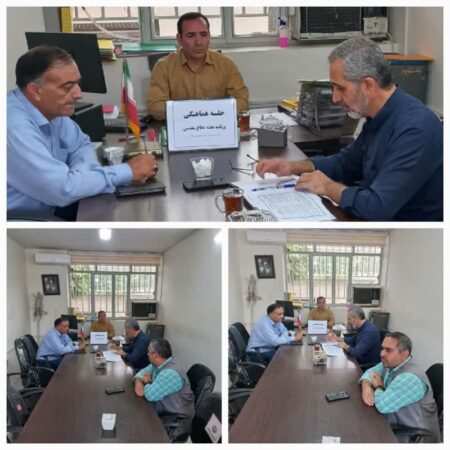 برگزاری جلسه هماهنگی و برنامه ریزی هفته دفاع مقدس در شهرستان کلاله