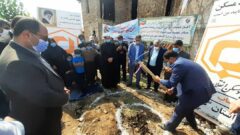 در آخرین روز از هفته دفاع مقدس، کلنگ عملیات اجرایی خانه مادر شهید فرامرز سید کابلی در روستای میرزاپانگ شهرستان گالیکش به زمین زده شد