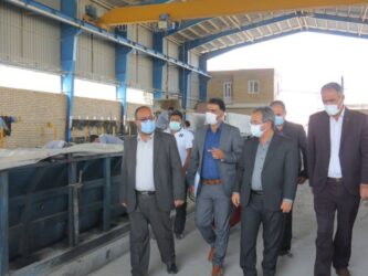 بازدید ۴ ساعته فرماندار گالیکش از واحدهای تولیدی و صنعتی شهرک صنعتی کلاله (گلستان)
