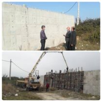 پیشرفت پروژه مخزن ۵ هزار مترمکعبی دوم طرح آبرسانی به بندرترکمن و گمیشان