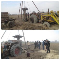توقیف یک دستگاه تراکتور غیرمجاز حفاری در روستای ینقاق گالیکش