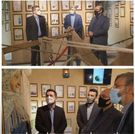 بازدید معاون هماهنگی امور اقتصادی استانداری و دادستان مرکز استان گلستان از موزه آب استان