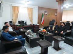 رئیس پارک علم و فناوری گلستان با فرماندار گالیکش دیدار کرد