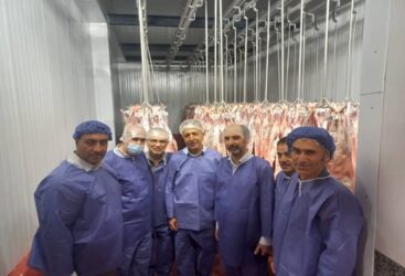 بازدید مدیر کل دفتر نظارت بر بهداشت عمومی و مواد غذایی سازمان دامپزشکی کشور و هیئت همراه از کشتارگاه صنعتی دام در استان گلستان