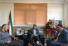 دیدار دکتر کاووسی سرپرست دامپزشکی استان گلستان با فرماندار شهرستان علی آباد کتول