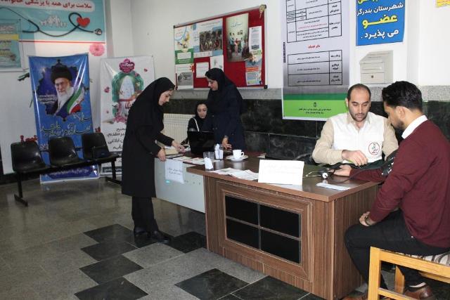 استقرار ایستگاه پویش ملی سلامت در شبکه بهداشت ودرمان بندرگز