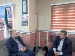 نشست مدیرکل استاندارد گلستان با فرماندار شهرستان ترکمن