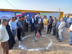 آیین افتتاح و كلنگ زنی پروژه های آبرسانی علی آباد كتول