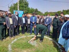 آغاز آیین كلنگ زنی پروژه آبرسانی ۲۲ روستا (مجتمع پیرواش ) شهرستان گرگان و آق قلا