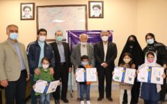 آیین تقدیر از دانش آموزان گلستانی برگزیده در پویش ملی « به رنگ مدرسه »