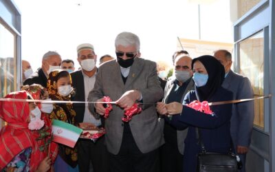 آیین افتتاح ۳ واحد آموزشی در روستاهای سیل زده شهرستان آق قلا