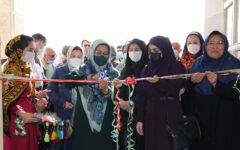 آیین افتتاح مدرسه خیّرساز قلم چی در شهرستان گمیشان
