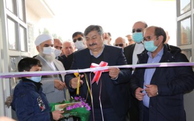 آیین افتتاح مدرسه خیّرساز در شهرستان آق قلا